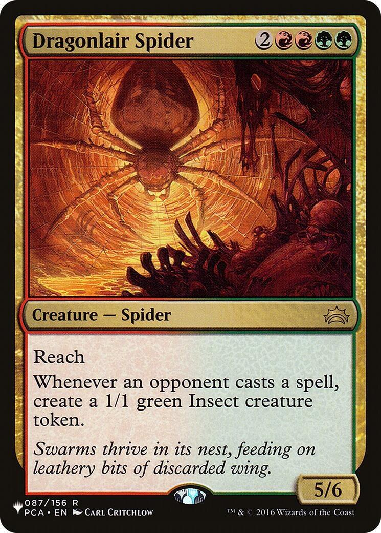 Dragonlair Spider (87) [LIST] - MTG Single