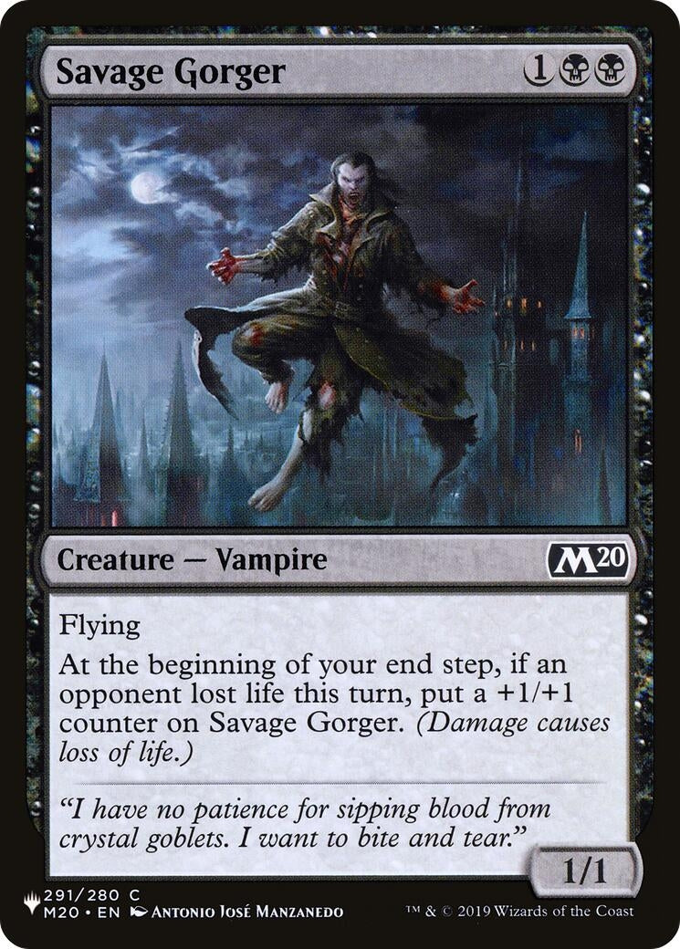 Savage Gorger (291) [LIST] - MTG Single