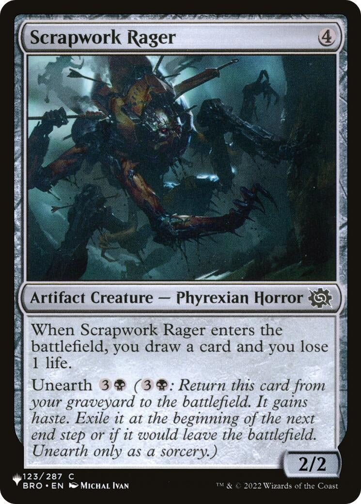 Scrapwork Rager (123) [LIST] - MTG Single