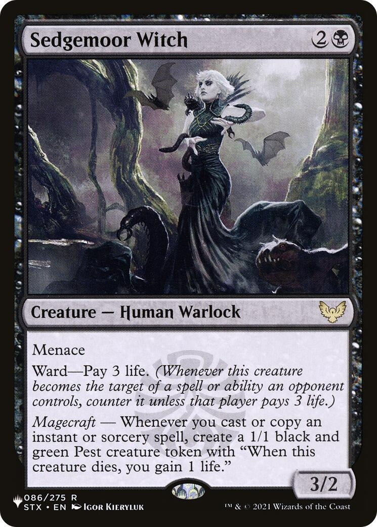 Sedgemoor Witch (86) [LIST] - MTG Single