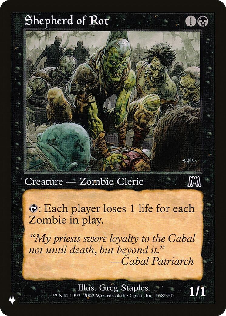 Shepherd of Rot (168) [LIST] - MTG Single