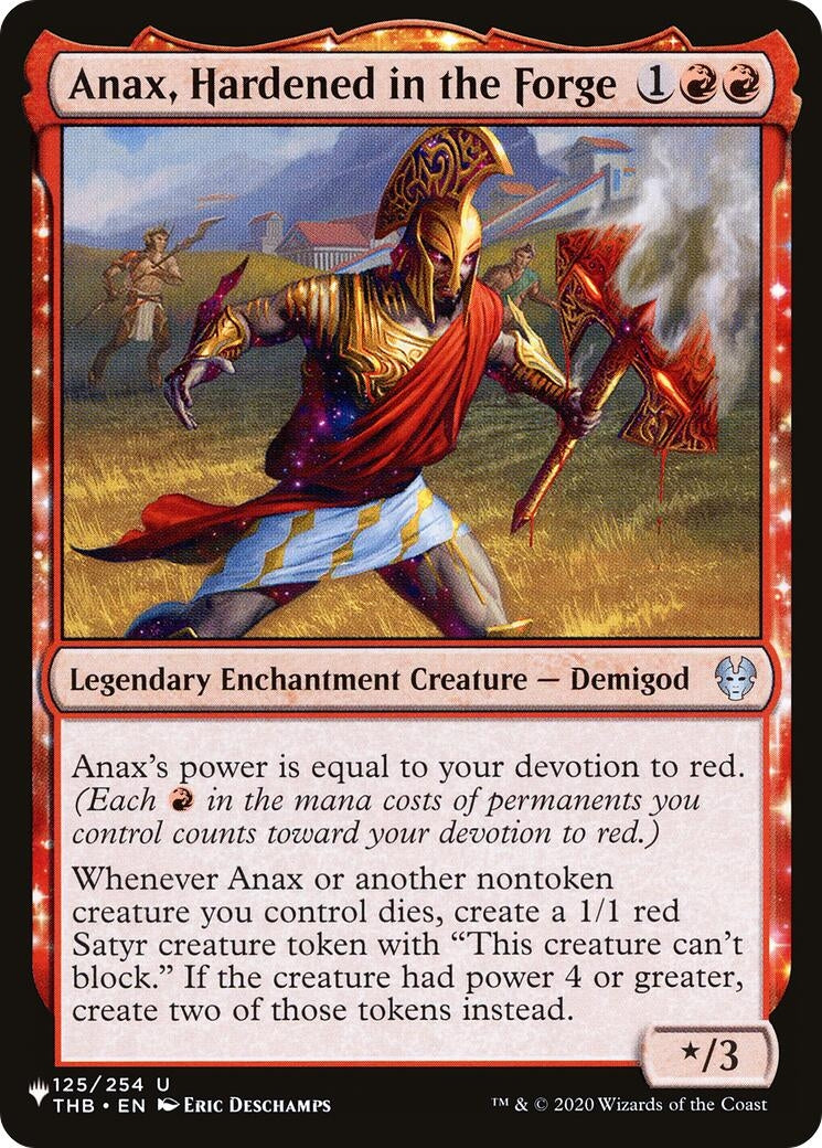 Anax Hardened in the Forge (125) [LIST] - MTG Single