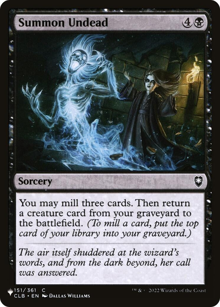 Summon Undead (151) [LIST] - MTG Single