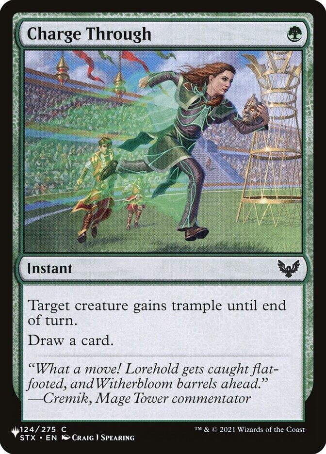 Charge Through (124) [LIST] - MTG Single