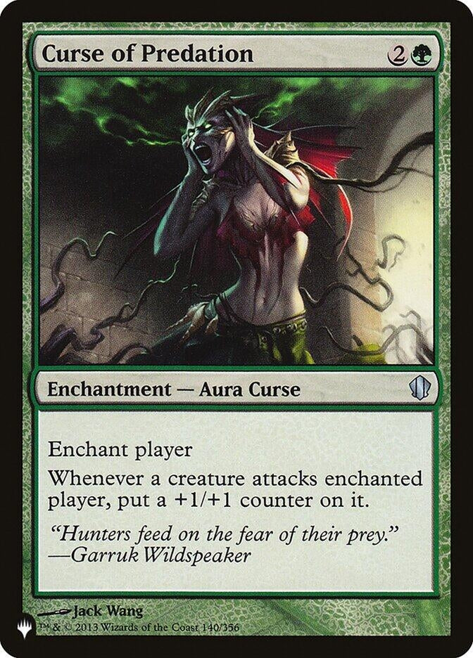 Curse of Predation (140) [LIST] - MTG Single