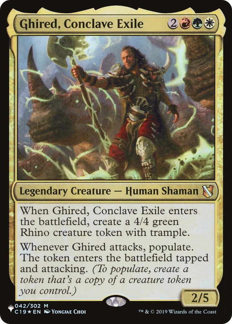 Ghired Conclave Exile (42) [LIST] - MTG Single