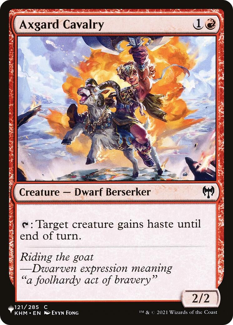 Axgard Cavalry (121) [LIST] - MTG Single