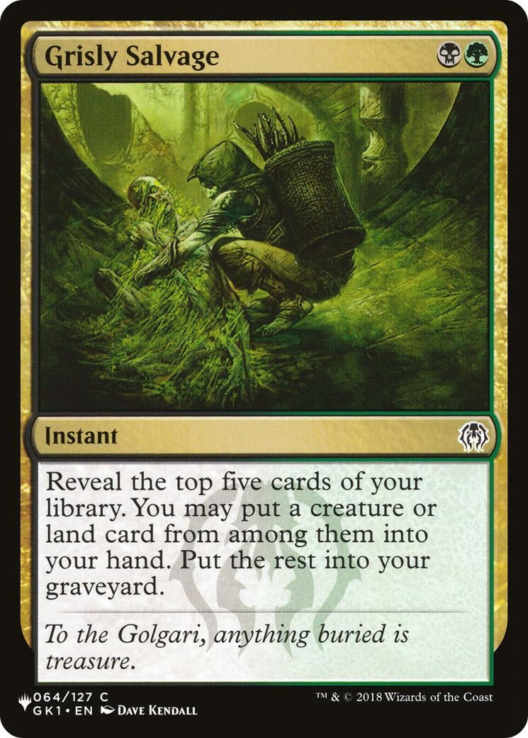 Grisly Salvage (64) [LIST] - MTG Single