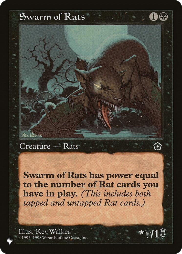 Swarm of Rats [LIST] - MTG Single