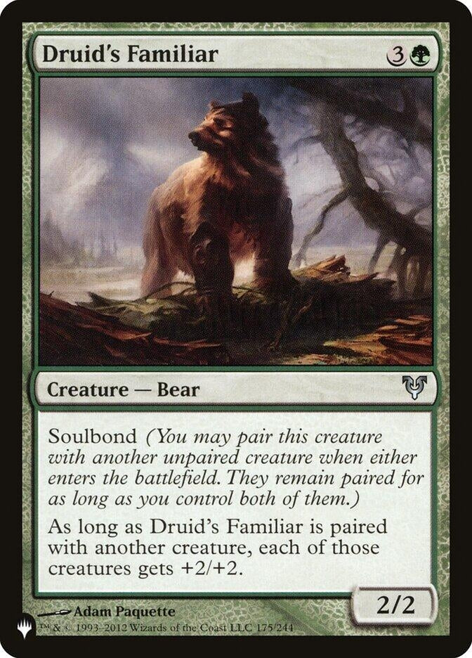 Druid’s Familiar (175) [LIST] - MTG Single