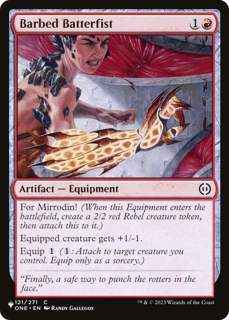 Barbed Batterfist (121) [LIST] - MTG Single