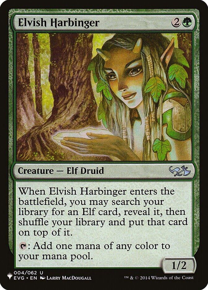 Elvish Harbinger (4) [LIST] - MTG Single