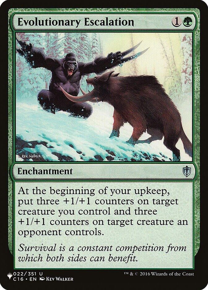 Evolutionary Escalation (22) [LIST] - MTG Single
