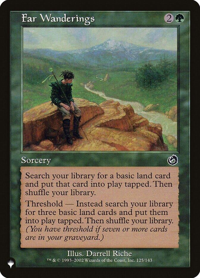 Far Wanderings (125) [LIST] - MTG Single