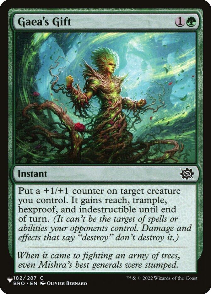 Gaea’s Gift (182) [LIST] - MTG Single
