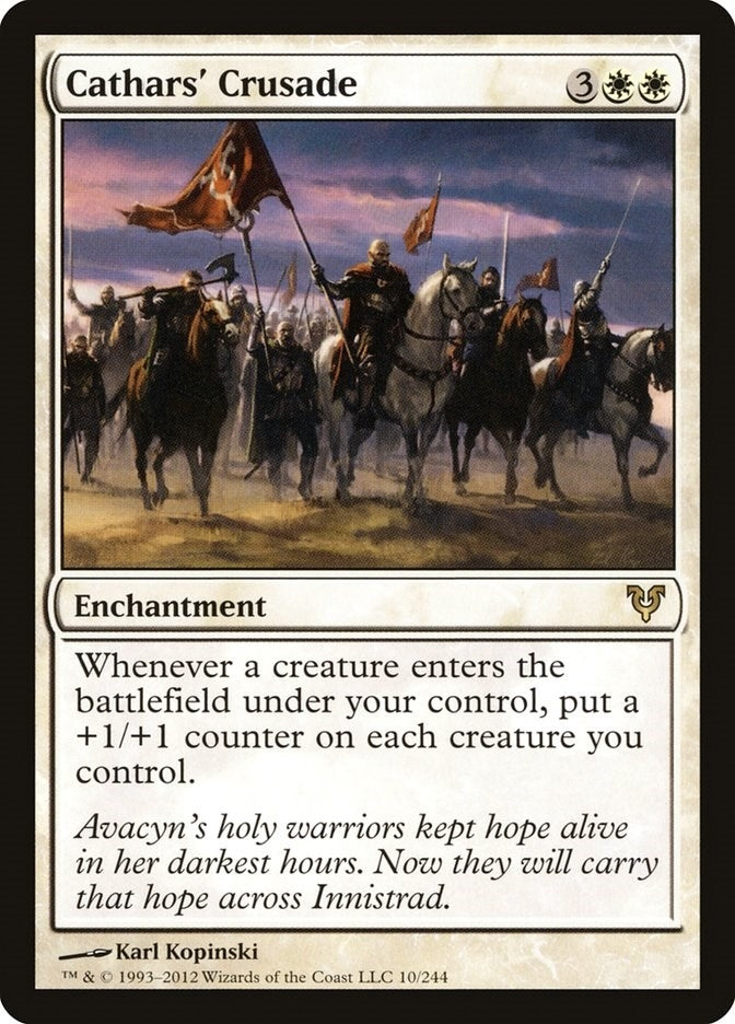 Cathars’ Crusade (10) [AVR] - MTG Single