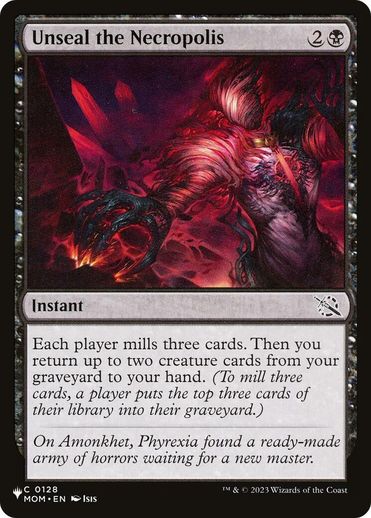 Unseal the Necropolis (128) [LIST] - MTG Single
