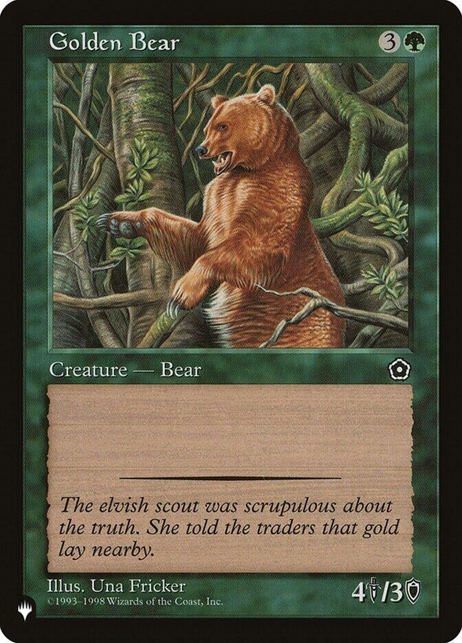 Golden Bear [LIST] - MTG Single