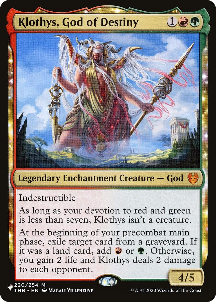 Klothys God of Destiny (220) [LIST] - MTG Single