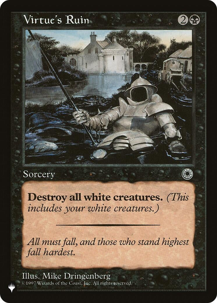 Virtue’s Ruin [LIST] - MTG Single