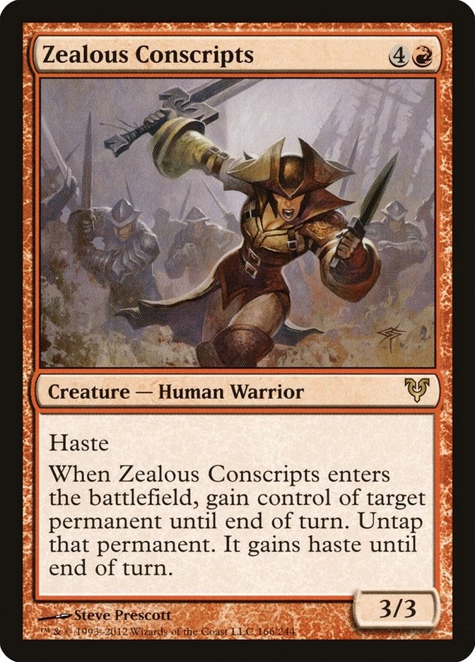 Zealous Conscripts (166) [AVR] - MTG Single