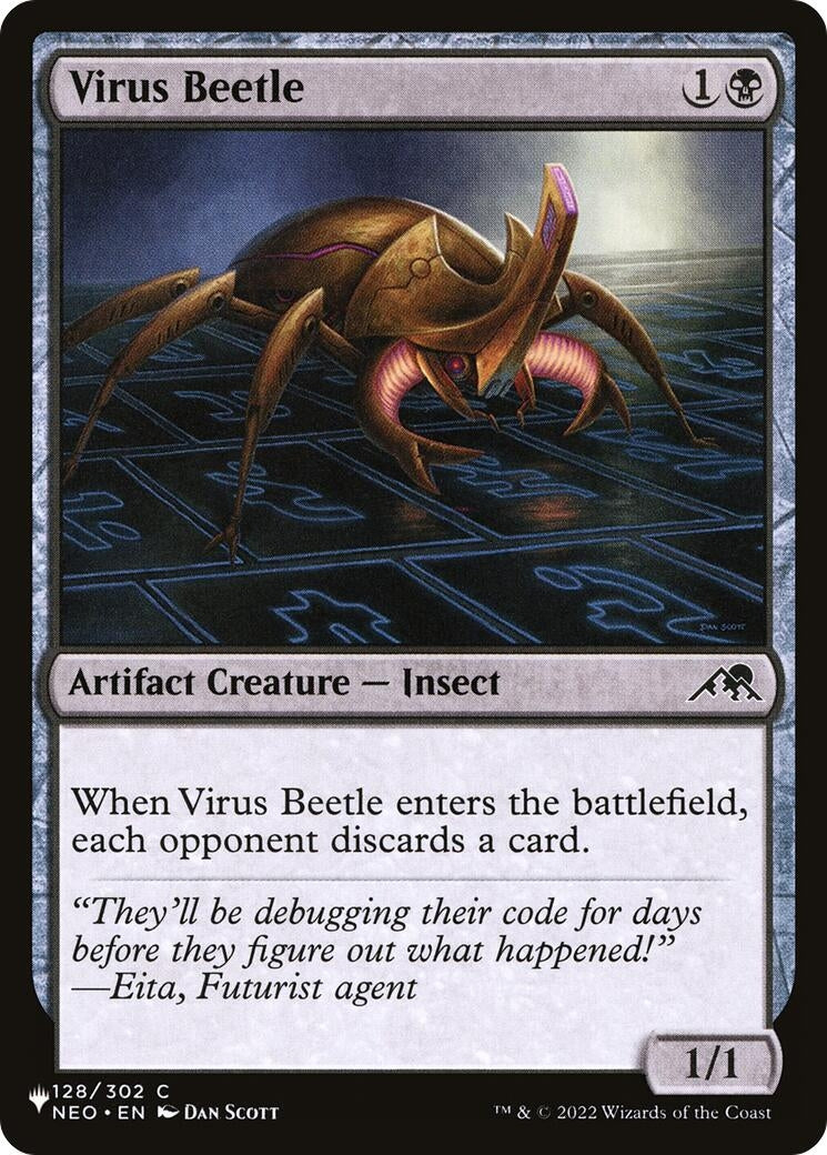 Virus Beetle (128) [LIST] - MTG Single