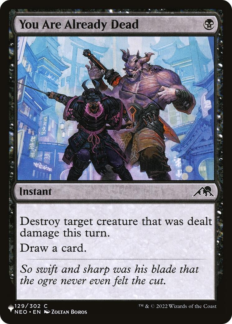 You Are Already Dead (129) [LIST] - MTG Single