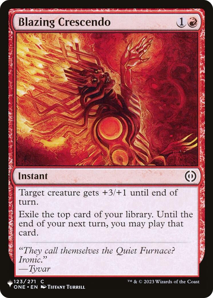 Blazing Crescendo (123) [LIST] - MTG Single