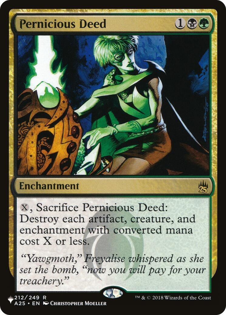 Pernicious Deed (212) [LIST] - MTG Single