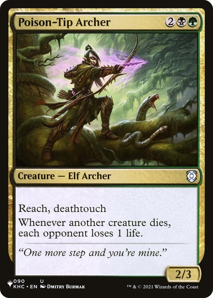 Poison-Tip Archer (90) [LIST] - MTG Single