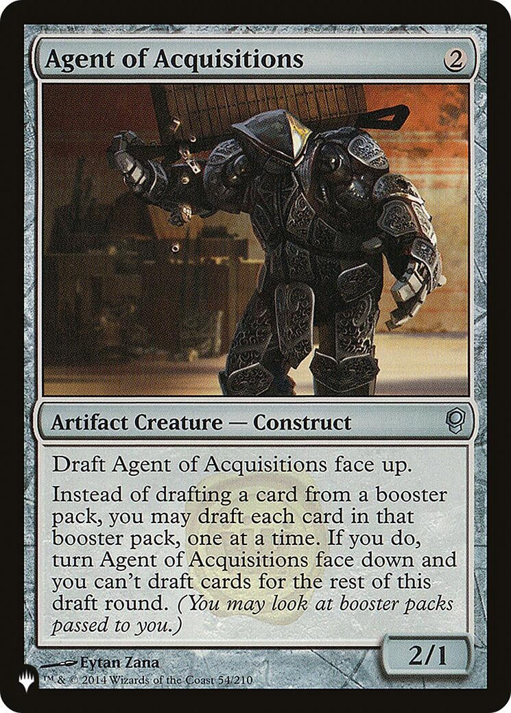 Agent of Acquisitions (54) [LIST] - MTG Single