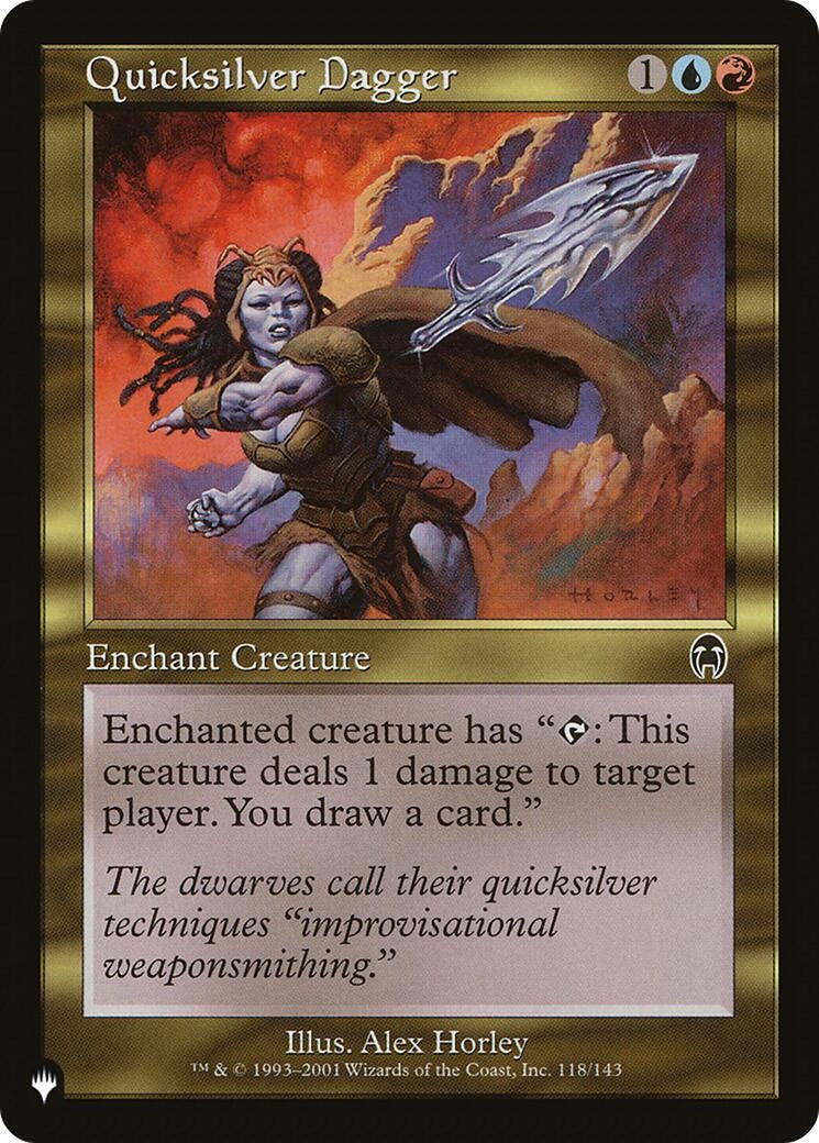 Quicksilver Dagger (118) [LIST] - MTG Single