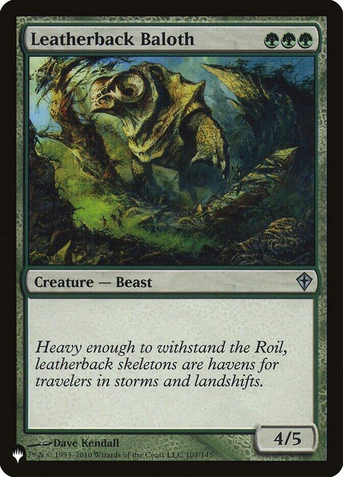 Leatherback Baloth (107) [LIST] - MTG Single