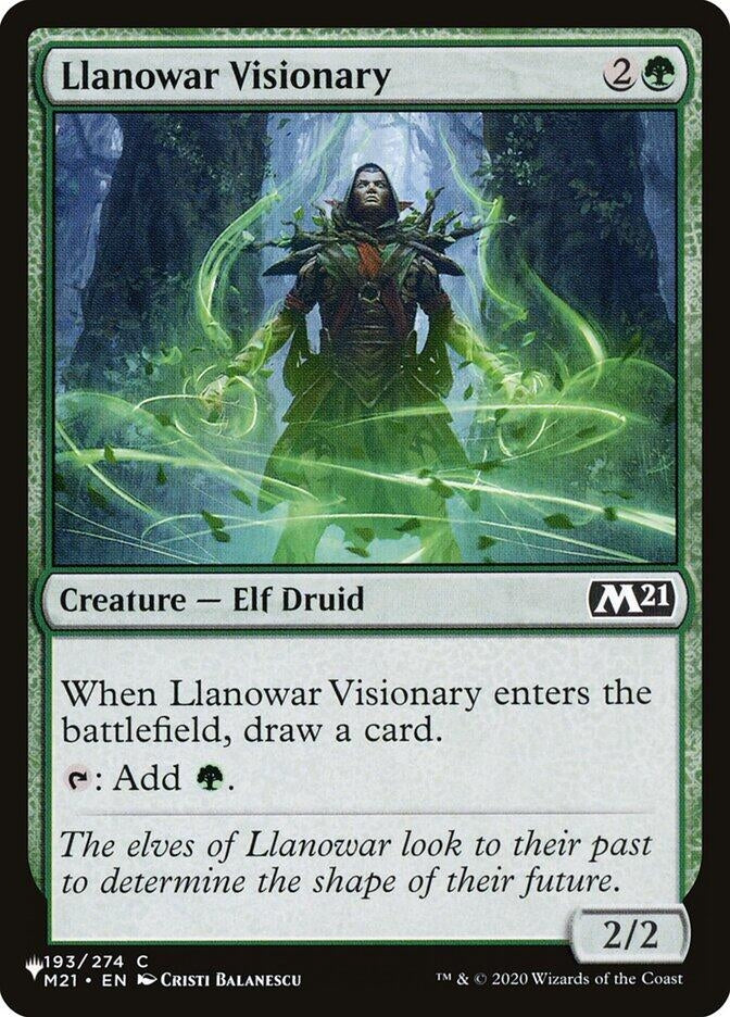 Llanowar Visionary (193) [LIST] - MTG Single