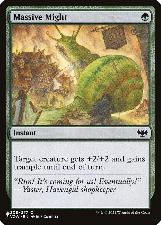 Massive Might (208) [LIST] - MTG Single
