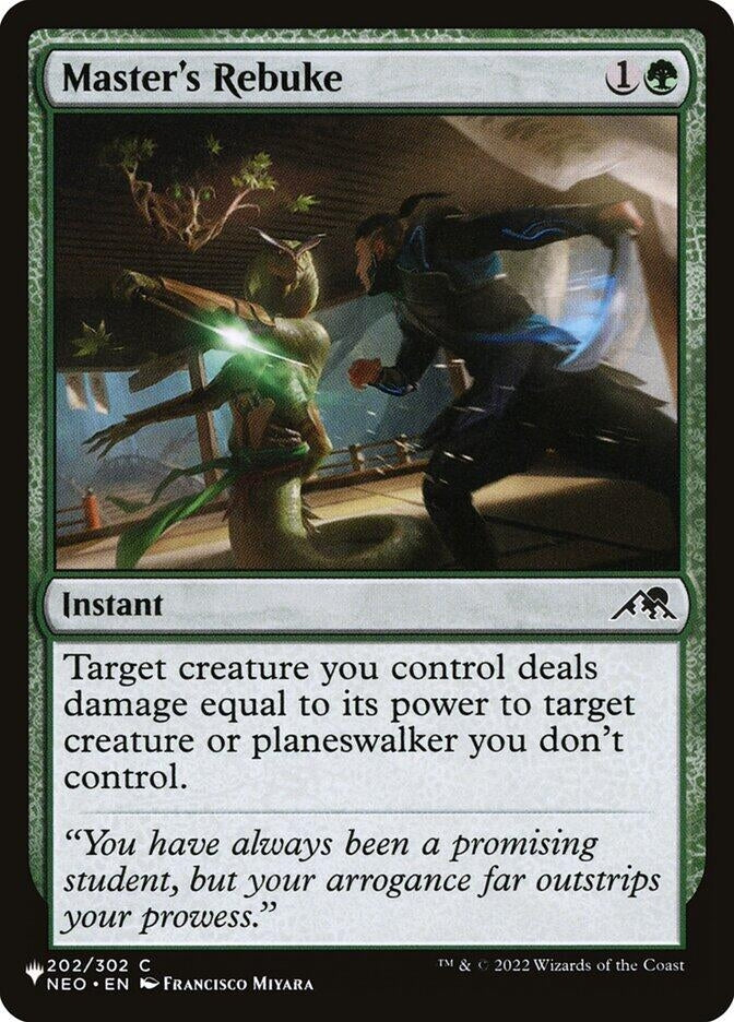 Master’s Rebuke (202) [LIST] - MTG Single