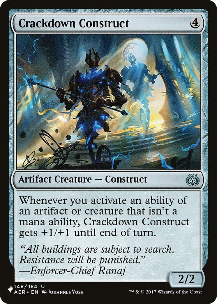 Crackdown Construct (148) [LIST] - MTG Single