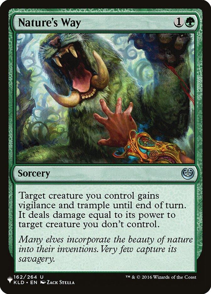 Nature’s Way (162) [LIST] - MTG Single