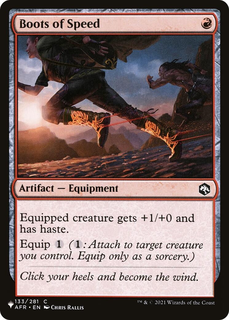 Boots of Speed (133) [LIST] - MTG Single