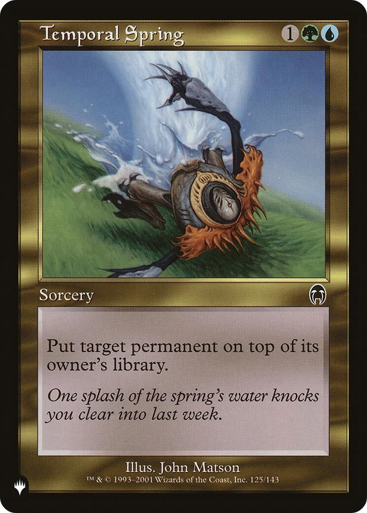 Temporal Spring (125) [LIST] - MTG Single