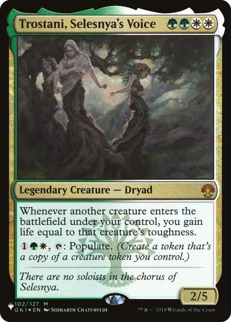 Trostani Selesnya’s Voice (102) [LIST] - MTG Single