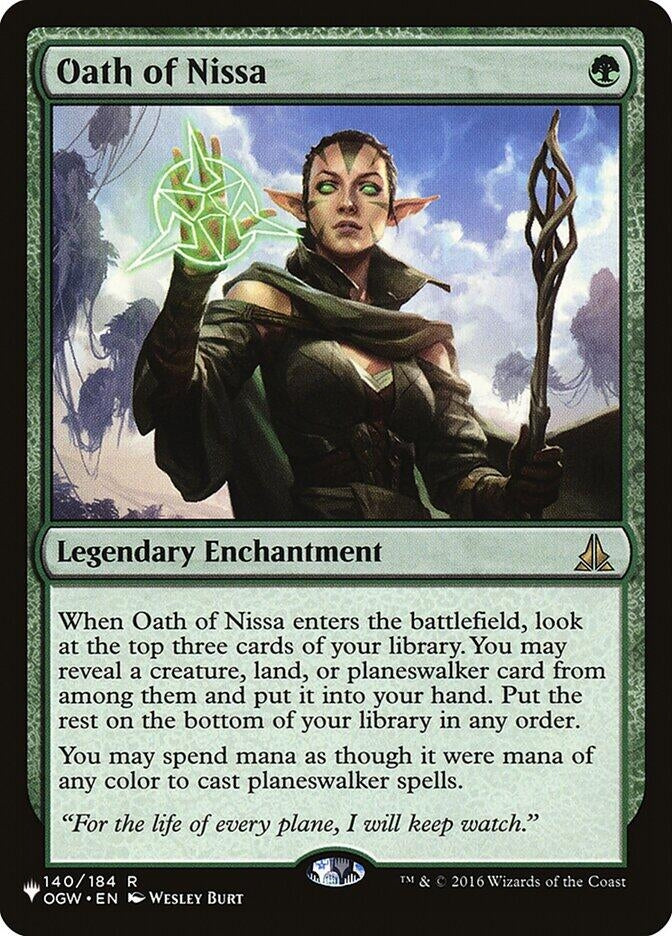 Oath of Nissa (140) [LIST] - MTG Single