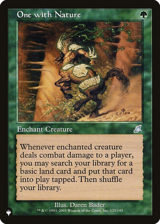 One with Nature (125) [LIST] - MTG Single