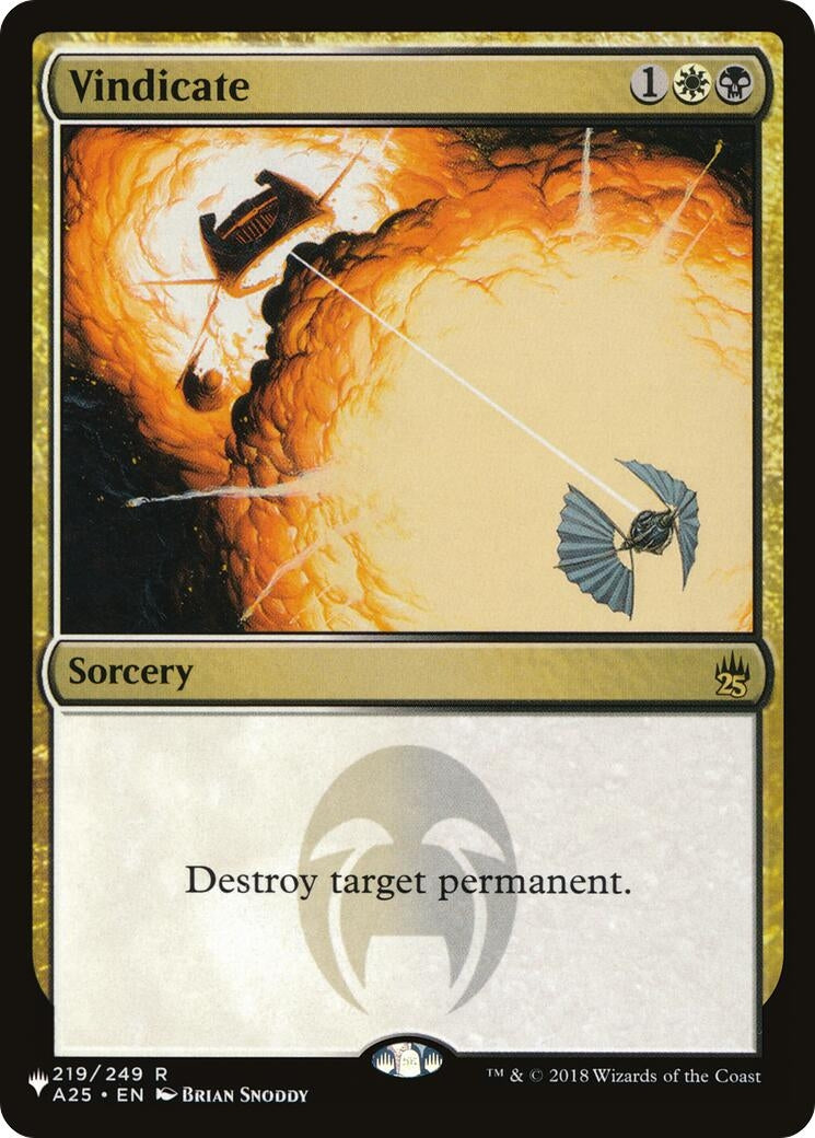 Vindicate (219) [LIST] - MTG Single