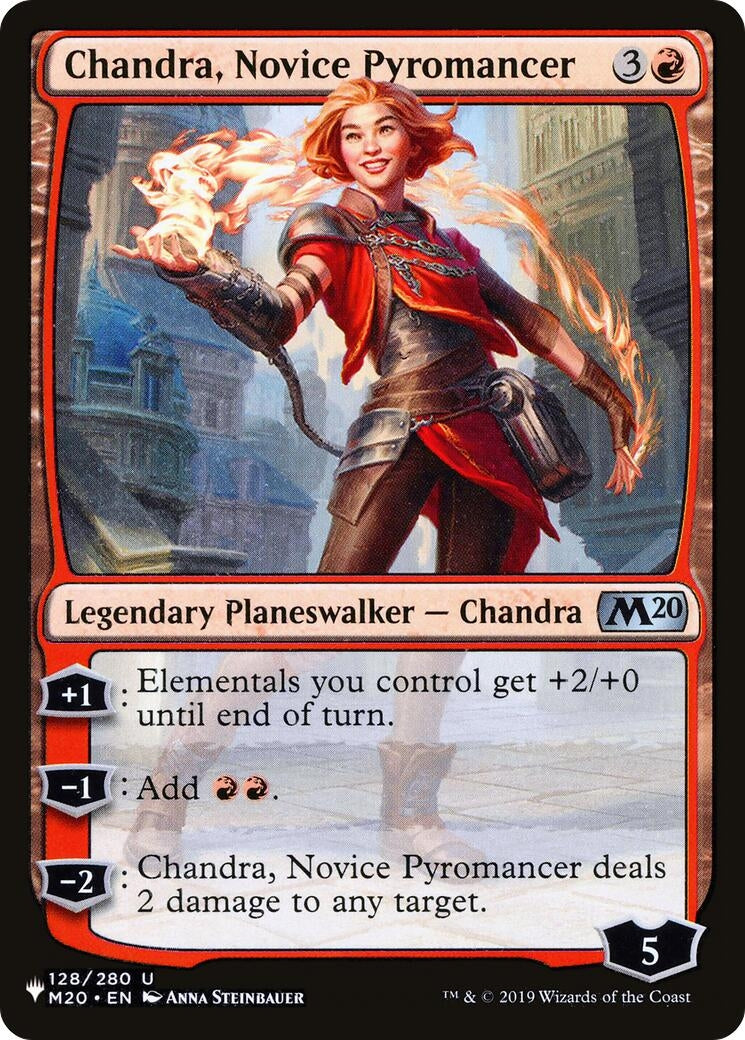 Chandra Novice Pyromancer (128) [LIST] - MTG Single
