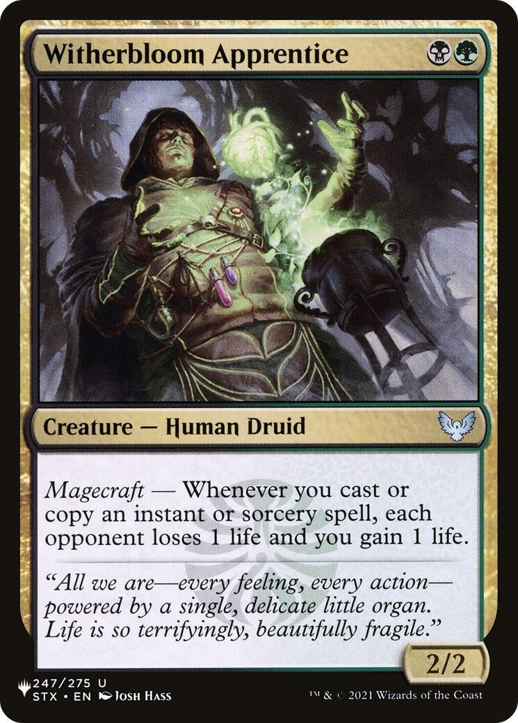 Witherbloom Apprentice (247) [LIST] - MTG Single