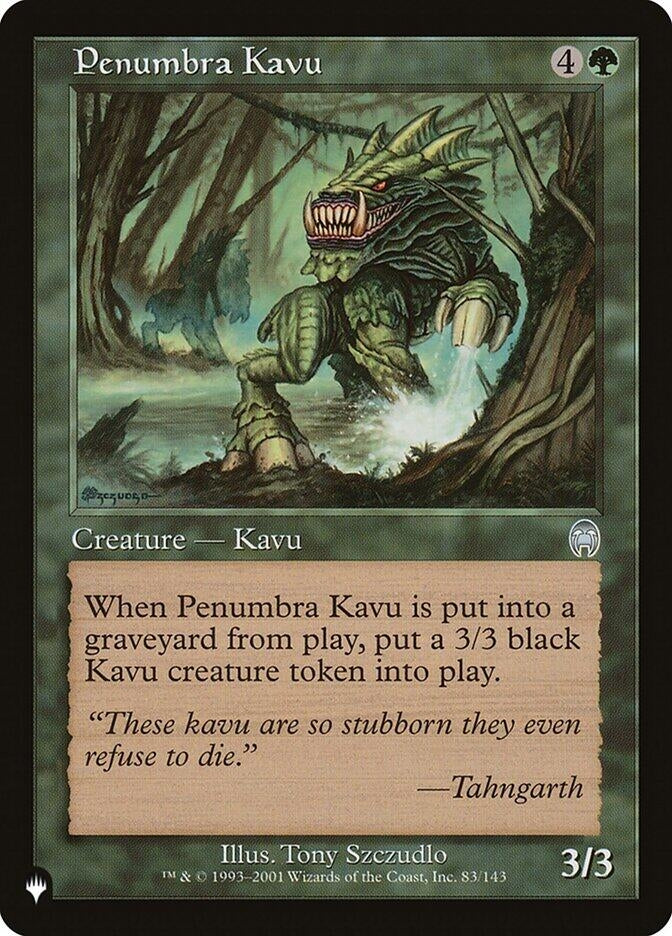 Penumbra Kavu (83) [LIST] - MTG Single