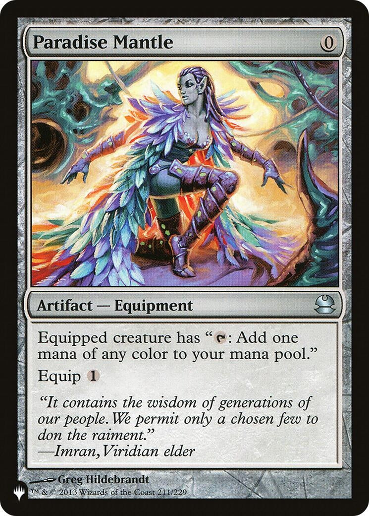 Paradise Mantle (211) [LIST] - MTG Single