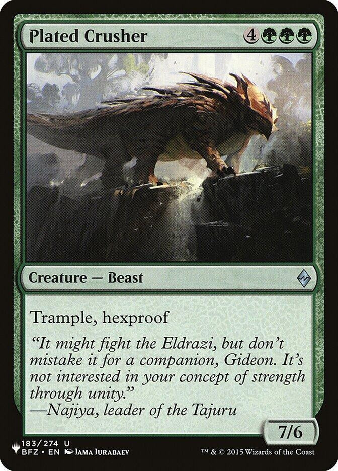 Plated Crusher (183) [LIST] - MTG Single