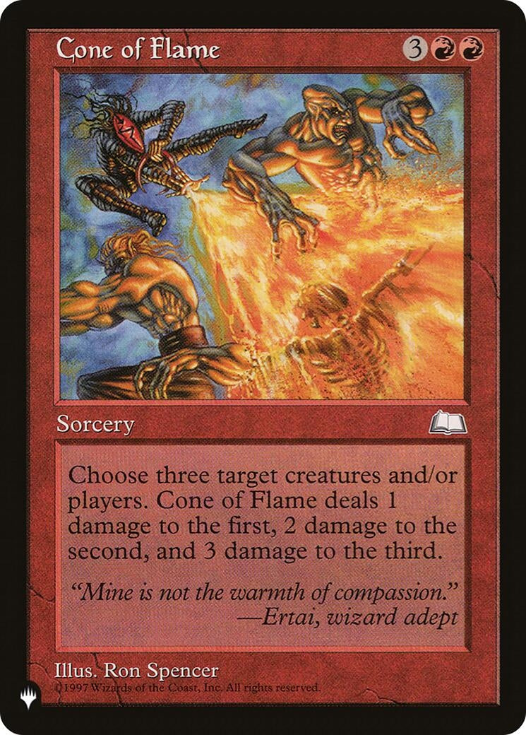 Cone of Flame [LIST] - MTG Single